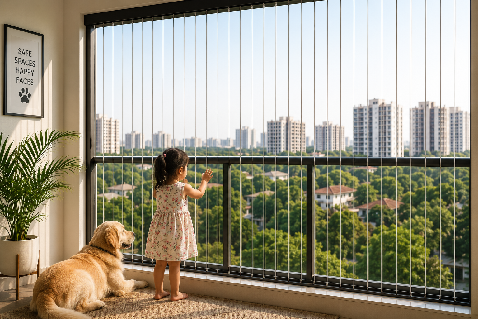 Child & Pet Safety Invisible Grills